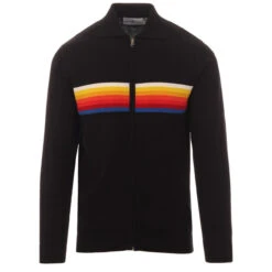 Britpop Rainbow Stripe Track Top -Fashionable Men's Clothing Store madcap england britpop track top 1 03732.1661262496
