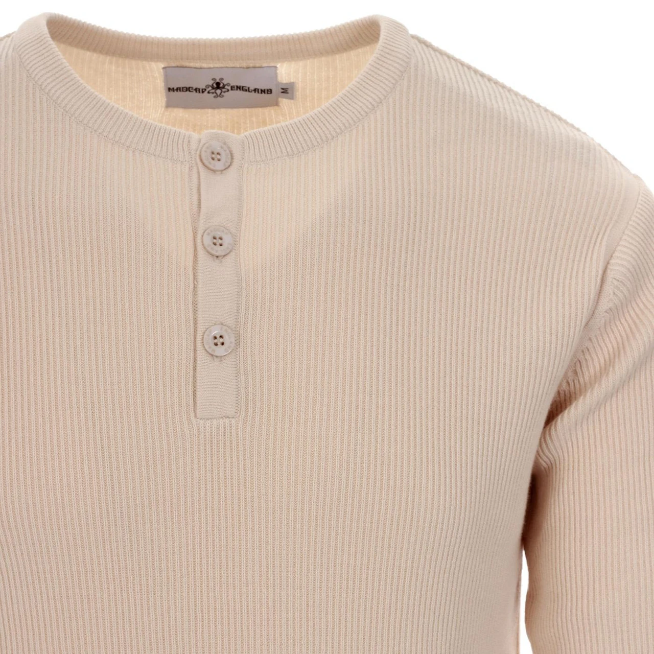 Caine Ribbed Grandad Top (Rust) 9 Caine Ribbed Grandad Top (Rust) - Image 9