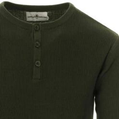 Caine Ribbed Grandad Top (Birch) -Fashionable Men's Clothing Store madcap england caine ribbed grandad top rosin 2 24026.1661261880 4