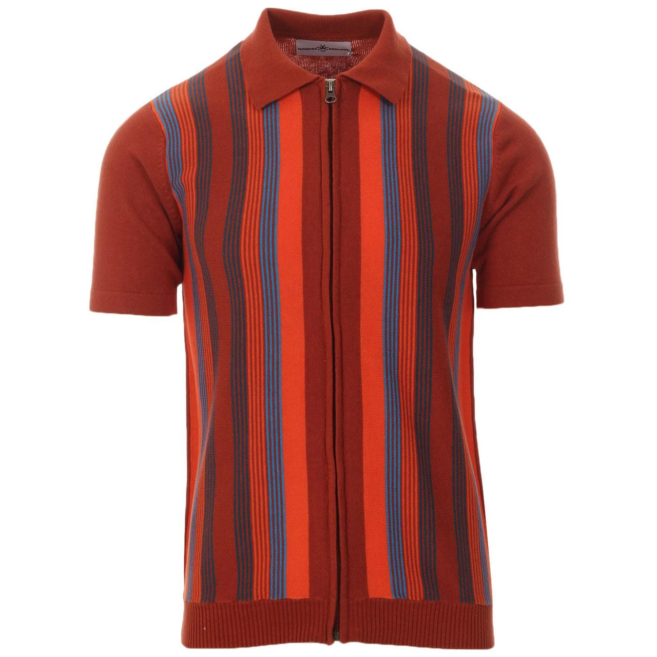 Capitol Mod Zip Through Stripe Polo 10 Capitol Mod Zip Through Stripe Polo - Image 10
