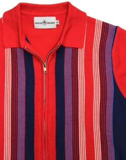 Capitol Mod Zip Through Stripe Polo 34 Capitol Mod Zip Through Stripe Polo -Fashionable Men's Clothing Store madcap england capitol zip polo red 5 80979.1661269016