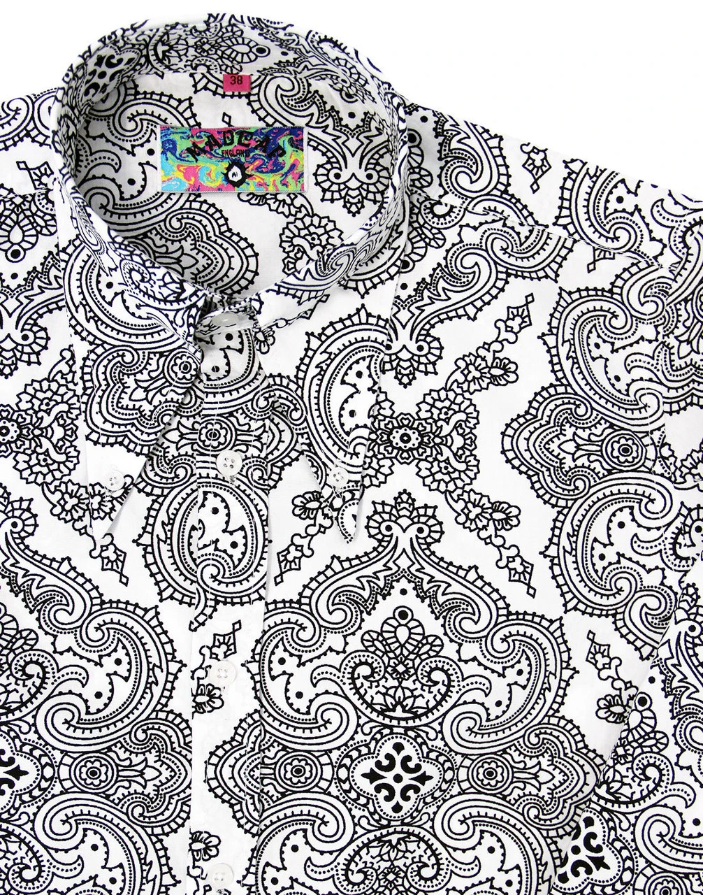 Capo 60s Paisley Spear Collar Shirt 6 Capo 60s Paisley Spear Collar Shirt - Image 6
