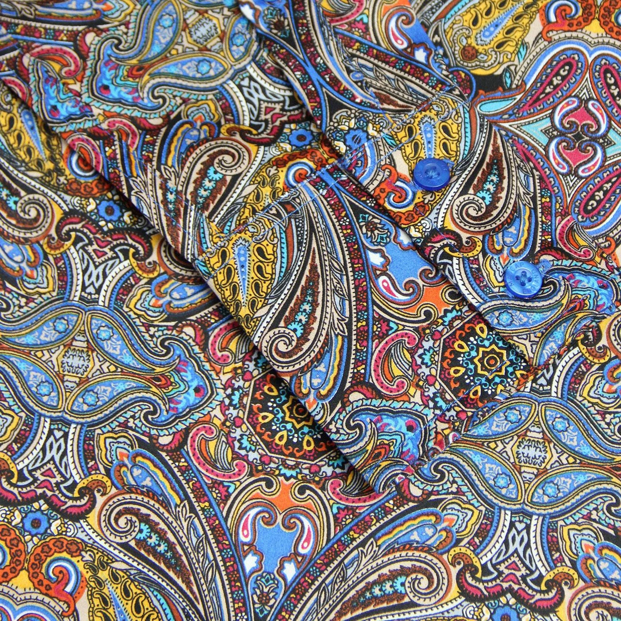 Capo Mod Paisley Spear Collar Shirt 1 Capo Mod Paisley Spear Collar Shirt