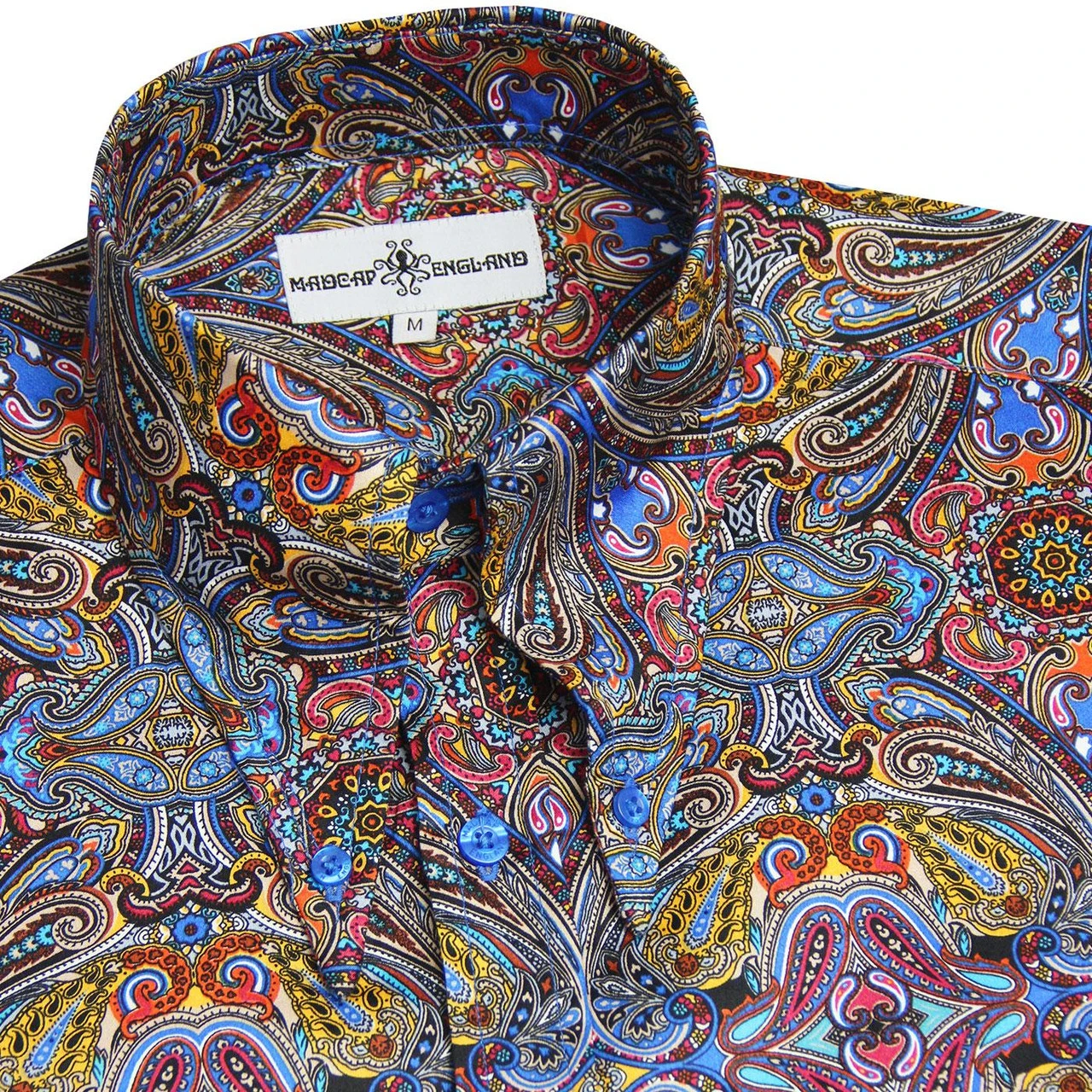 Capo Mod Paisley Spear Collar Shirt 3 Capo Mod Paisley Spear Collar Shirt - Image 3