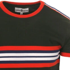 Cassette Retro 70s Stripe Tee -Fashionable Men's Clothing Store madcap england cassette stripe tee rosin 3 54917.1661262050 1