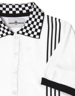 Charlie Ska Check Collar Polo Top B 17 Charlie Ska Check Collar Polo Top B -Fashionable Men's Clothing Store madcap england checkerboard collar polo 2 08635.1661268334 1