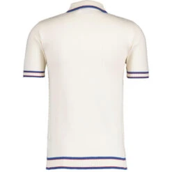 Miles Mod Jacquard Knit Polo (FB) -Fashionable Men's Clothing Store madcap england coltrane jacqaurd polo short sleeve white 1 88921.1683729615 1