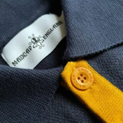 Comet Retro 60s Mod Polo Shirt (S) -Fashionable Men's Clothing Store madcap england comet polo navy2 46638.1661261148 1