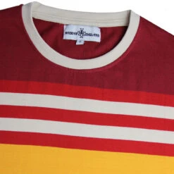 Cosmo Retro 1970s Stripe T-shirt BB 13 Cosmo Retro 1970s Stripe T-shirt BB -Fashionable Men's Clothing Store madcap england cosmo retro stripe tee russet 2 21836.1661266426