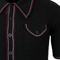 Crawdaddy Micro Dash Knit Polo NAVY -Fashionable Men's Clothing Store madcap england crawdaddy black5 74050.1661274029 5