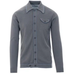 Crawdaddy Mod Micro Dash LS Polo Z 25 Crawdaddy Mod Micro Dash LS Polo Z -Fashionable Men's Clothing Store madcap england crawdaddy long sleeve polo top steel grey 4 38143.1661262444 1