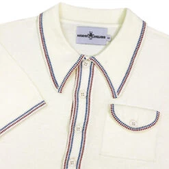 Crawdaddy Micro Dash Knit Polo (C) -Fashionable Men's Clothing Store madcap england crawdaddy winter white polo 1 09708.1661267076 7