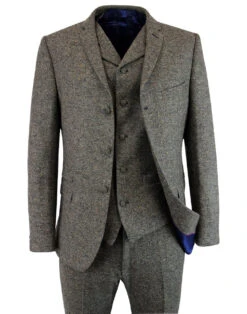 Mod Donegal 3 Button Suit Jacket -Fashionable Men's Clothing Store madcap england donegal suit outfit 2 04485.1661271060