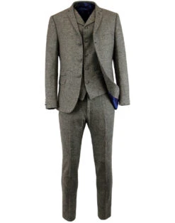 Mod Donegal 3 Button Suit Jacket -Fashionable Men's Clothing Store madcap england donegal suit outfit 3 73867.1661271058