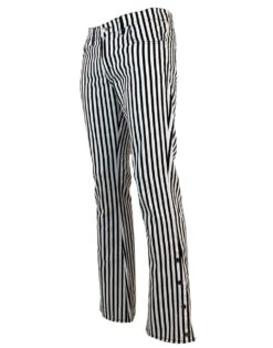 'Duke' - Retro 60s/70s Striped Flares By MADCAP BW -Fashionable Men's Clothing Store madcap england duke flares blackwhite2 69147.1666957880