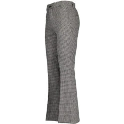 Dylan Retro Brushed Dogtooth Flares -Fashionable Men's Clothing Store madcap england dylan dogtooth flared trousers 4 78631.1682089223