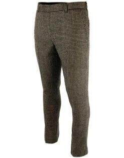 Dylan 1960s Mod Dogtooth Trousers 8 Dylan 1960s Mod Dogtooth Trousers -Fashionable Men's Clothing Store madcap england dylan dogtooth trousers 4 28156.1661270998