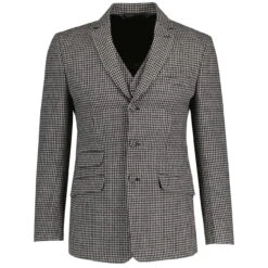 Dylan Brushed Dogtooth Mod Blazer -Fashionable Men's Clothing Store madcap england dylan suit 1 99117.1682089175