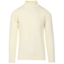 Eastwood Mock Turtleneck Jumper (O) -Fashionable Men's Clothing Store madcap england eastwood mock turtleneck jumper winter white 1 36498.1661264984 9