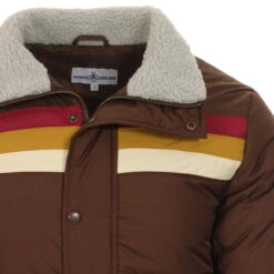 Edge Retro Stripe Ski Jacket (CB) -Fashionable Men's Clothing Store madcap england edge retro ski jacket brown 2 33095.1661264342 3