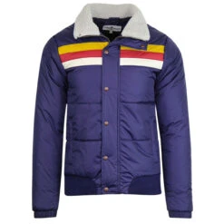 Edge Retro Stripe Ski Jacket (CB) -Fashionable Men's Clothing Store madcap england edge ski jacket navy 7 98547.1661268411 3