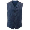 Electric Pinstripe Lapel Waistcoat