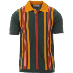 Farlowe Mod Stripe Knit Polo Top PP