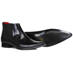 Gauntlet Mod Paisley Chelsea Boots -Fashionable Men's Clothing Store madcap england gauntlet paisley chelsea boots black 1 16588.1666963596