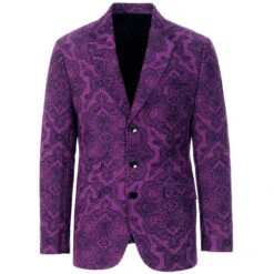 Paisley Rave Cord 3 Button Blazer T -Fashionable Men's Clothing Store madcap england hendrix paisley blazer grape 4 39646.1661263930 1