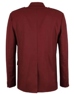 Mod Hopsack Safari Jacket BURGUNDY -Fashionable Men's Clothing Store madcap england hopsack safari blazer bordo 4 44992.1661269297 1