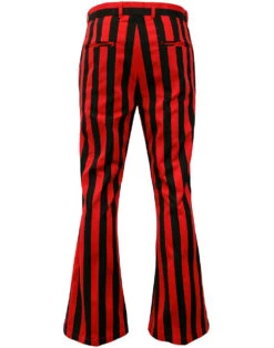 Inferno Retro Tailored Bellbottoms -Fashionable Men's Clothing Store madcap england inferno stripe bellbottoms 1 77118.1661270213