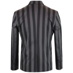 Inferno 60s Mod Stripe Blazer (B/G) -Fashionable Men's Clothing Store madcap england inferno stripe blazer black grey 5 21464.1661266192