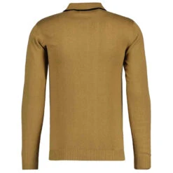 Junot Mod Waffle Stripe Knit Polo B -Fashionable Men's Clothing Store madcap england junot retro waffle knit polo fall leaf 1 51813.1668164155 1