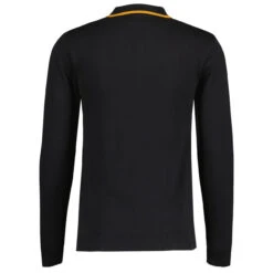 Junot Mod Waffle Stripe Knit Polo B -Fashionable Men's Clothing Store madcap england junot stripe panel popcorn waffle knit polo black 1 95609.1692021003