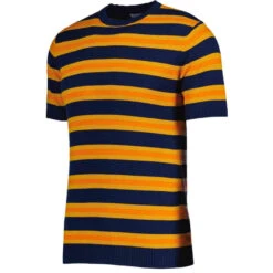 Kingsnake Mod Stripe Knit Tee B -Fashionable Men's Clothing Store madcap england kingsnake stripe knit tee navy 2 20071.1668164235 1