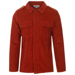 Lennon Mod Cord Shirt Jacket (Rust) 23 Lennon Mod Cord Shirt Jacket (Rust) -Fashionable Men's Clothing Store madcap england lennon cord military jacket rust 3 37417.1661262634 5