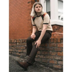 Logan Bootcut Hopsack Trousers (Bu) 31 Logan Bootcut Hopsack Trousers (Bu) -Fashionable Men's Clothing Store madcap england logan bootcut brown 62046.1661261710 3