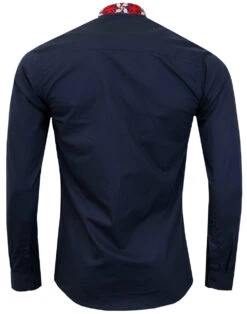 Avory 60s Mandarin Collar Shirt (N) 22 Avory 60s Mandarin Collar Shirt (N) -Fashionable Men's Clothing Store madcap england mandarin shirt navy 4 17009.1661270620 2