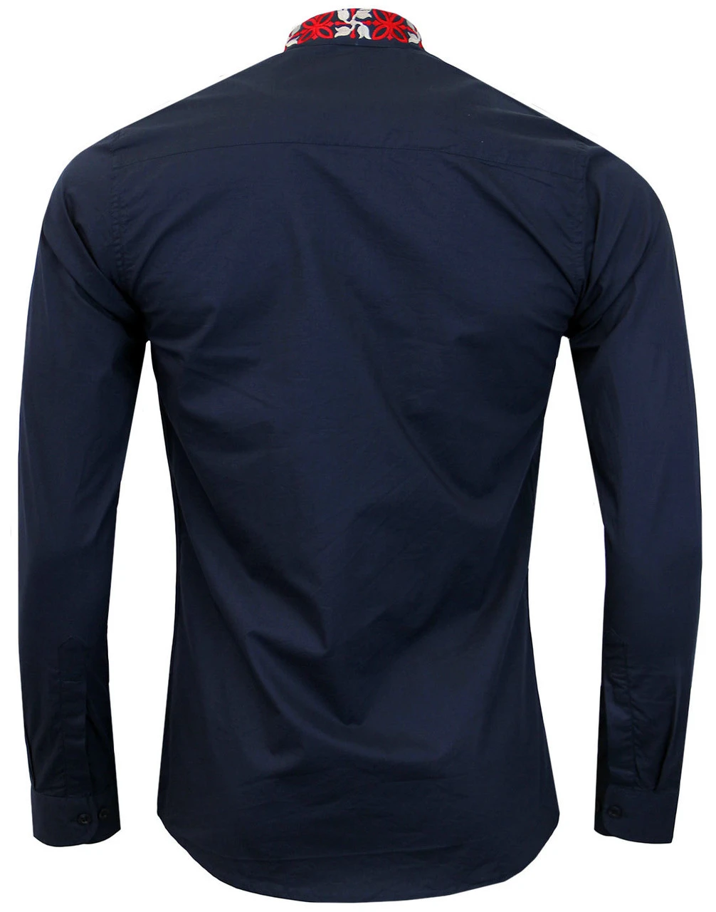 Avory 60s Mandarin Collar Shirt (N) 8 Avory 60s Mandarin Collar Shirt (N) - Image 8