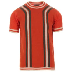 Modernista Waffle Stripe T-shirt OB -Fashionable Men's Clothing Store madcap england modernista knitted tee koi 41 57446.1661265086