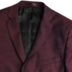 Mod Mohair Tonic Suit Jacket (Burg) -Fashionable Men's Clothing Store madcap england mohair tonic blazer burgundy 1 44525.1676647794
