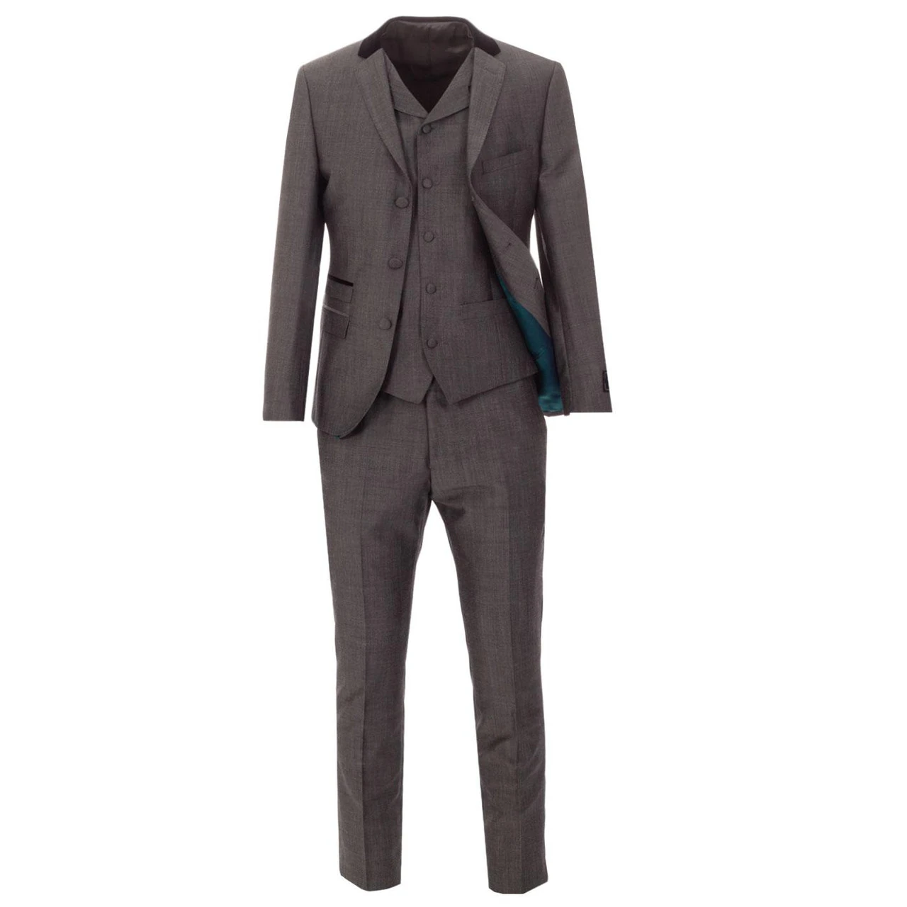 Mohair Tonic Velvet Collar Blazer 3 Mohair Tonic Velvet Collar Blazer - Image 3