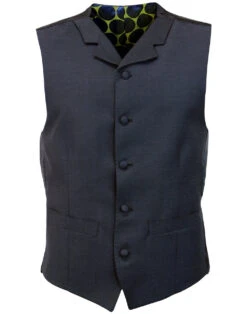 60s Mod Mohair Blend Waistcoat NAVY -Fashionable Men's Clothing Store madcap england mohair waistcoat navy 4 78067.1661269874