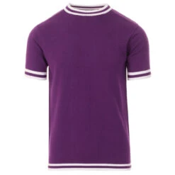 Moon 60s Mod Tipped Knit Tee (IP) 25 Moon 60s Mod Tipped Knit Tee (IP) -Fashionable Men's Clothing Store madcap england moon knitted tee imperial purple 1 31739.1661264258 3