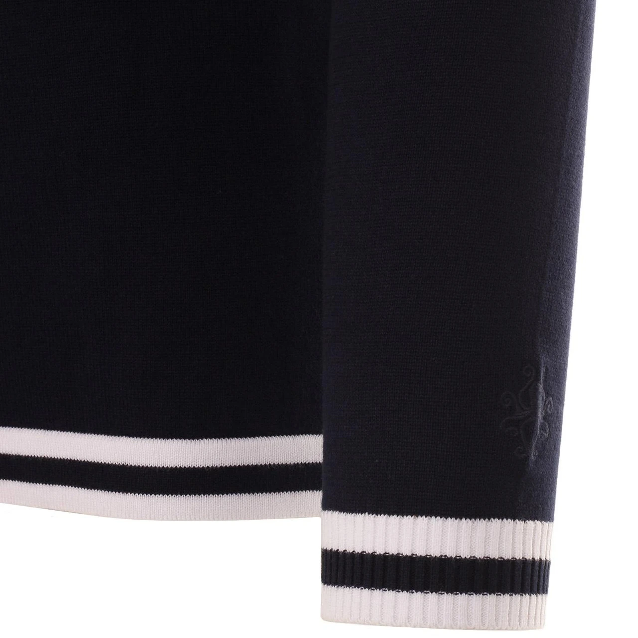 LS Moon Mod Tipped Knit Jumper B/Y 15 LS Moon Mod Tipped Knit Jumper B/Y - Image 15
