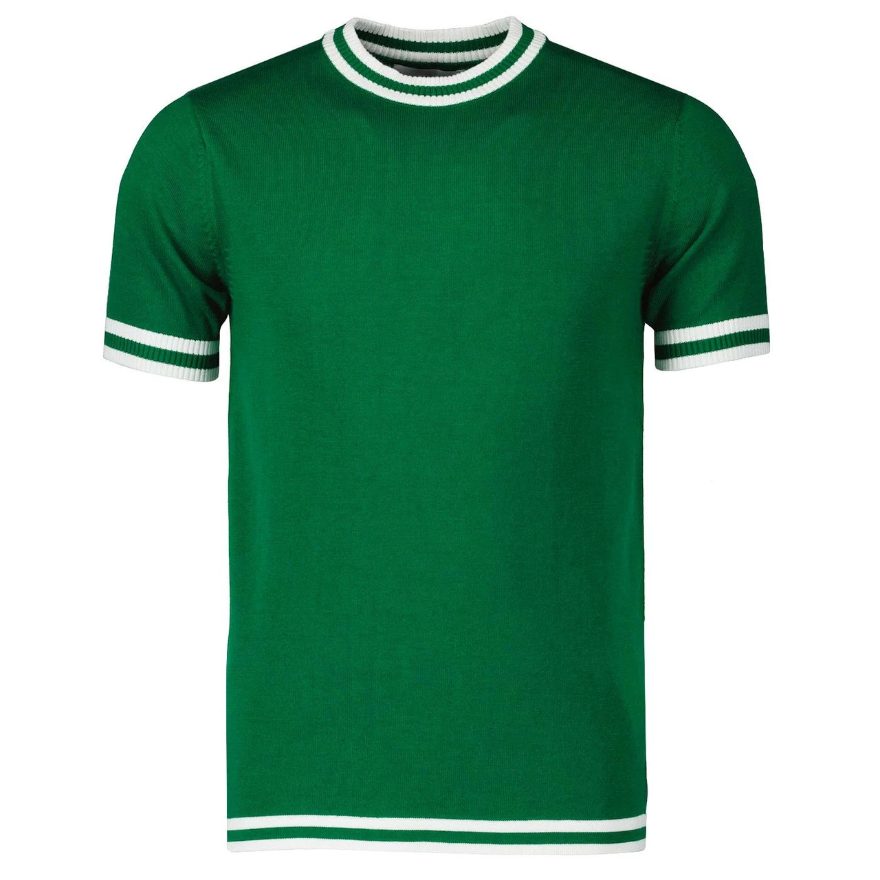 Moon Mod Tipped Knit Tee (Green) 4 Moon Mod Tipped Knit Tee (Green) - Image 4
