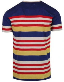 Cosmo Retro 1970s Stripe T-shirt 13 Cosmo Retro 1970s Stripe T-shirt -Fashionable Men's Clothing Store madcap england multi stripe tee cobalt 2 34796.1661268194 1