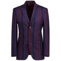 Offbeat 60s Mod Boating Blazer (P) 10 Offbeat 60s Mod Boating Blazer (P) -Fashionable Men's Clothing Store madcap england offbeat boating blazer purple mix 1a 62735.1664290793
