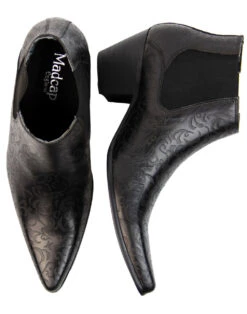 Vinnie Paisley Cuban Chelsea Boots -Fashionable Men's Clothing Store madcap england paisley chelsea boots 3 21834.1661270664