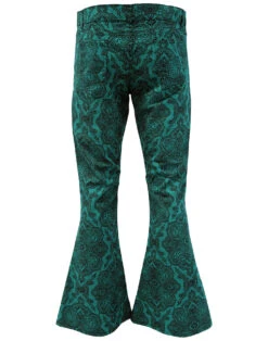 Paisley Rave Twill 70s Bellbottoms -Fashionable Men's Clothing Store madcap england paisley rave flares teal 2 30161.1661270063 3